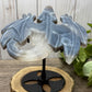 Agate Dragon on Black Stand that Rotates
