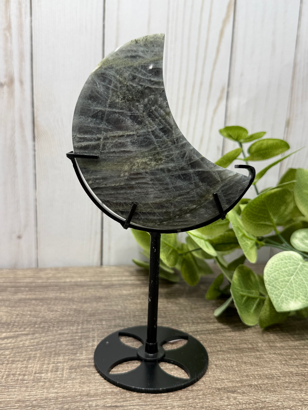 Labradorite Moons on Stands