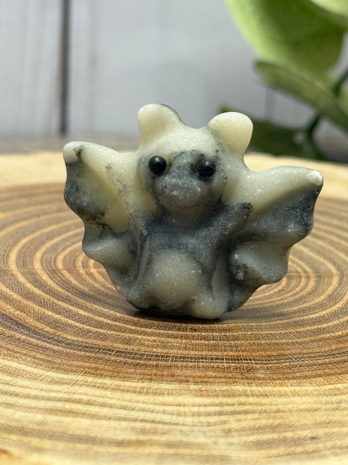 Crystal Bat Carving