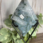 Moss Agate Diamonds with Stand