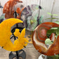 Fairy and Moon Carving on Stand