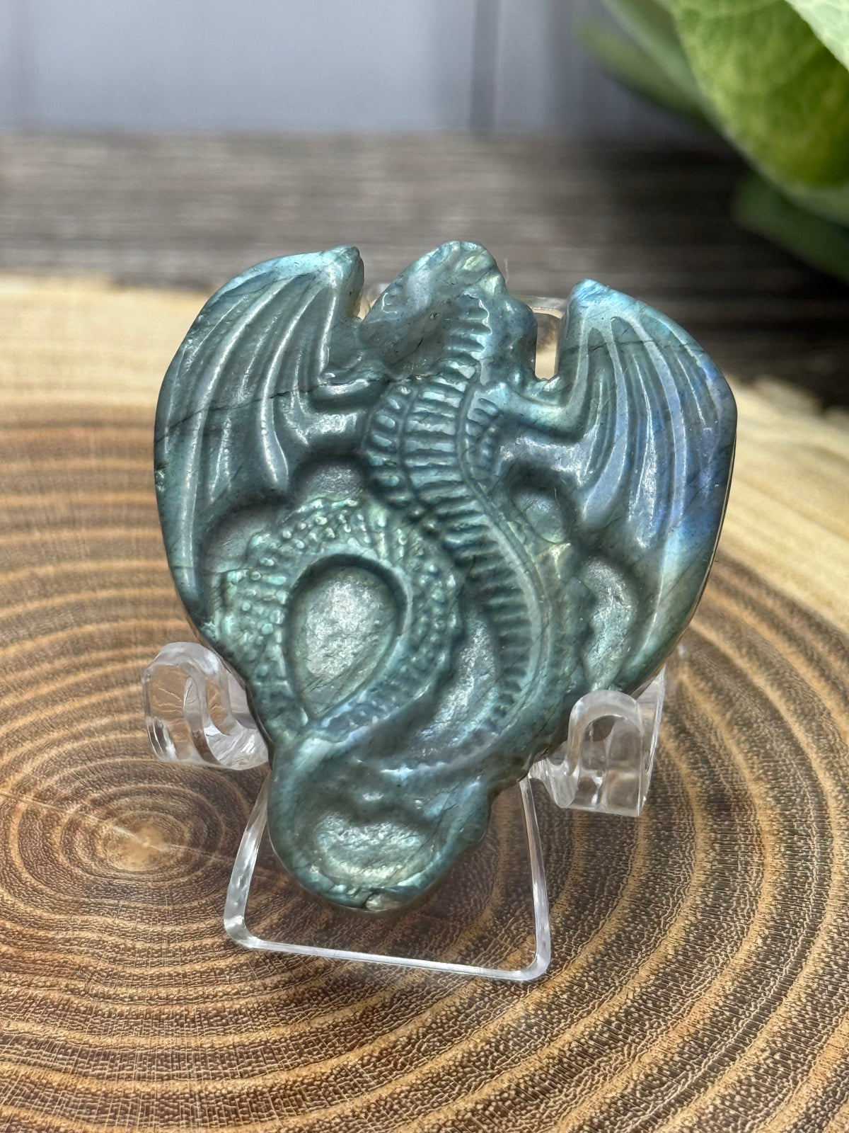 Labradorite Carved Dragons