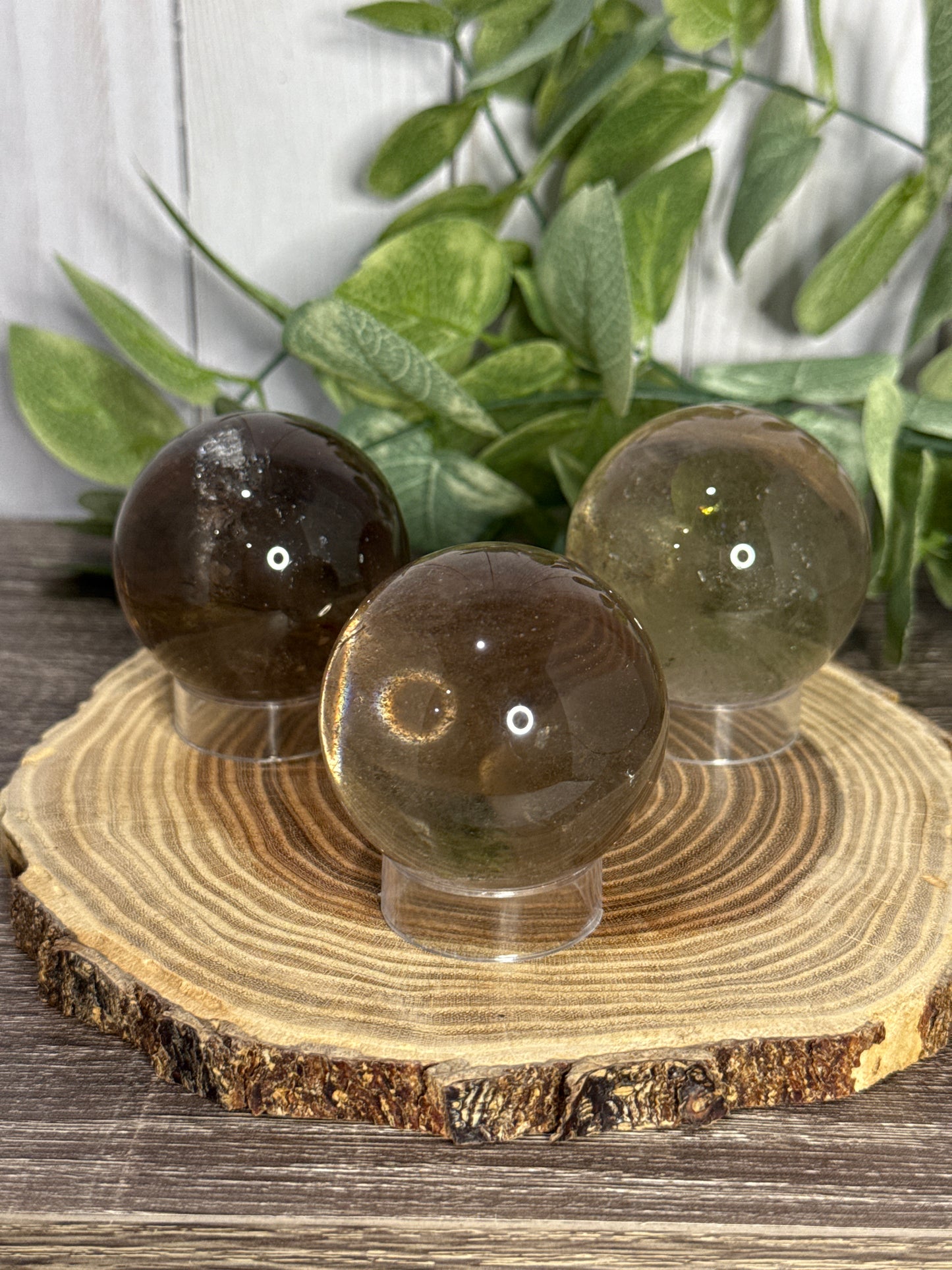 Smokey Quartz Spheres