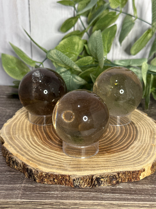 Smokey Quartz Spheres