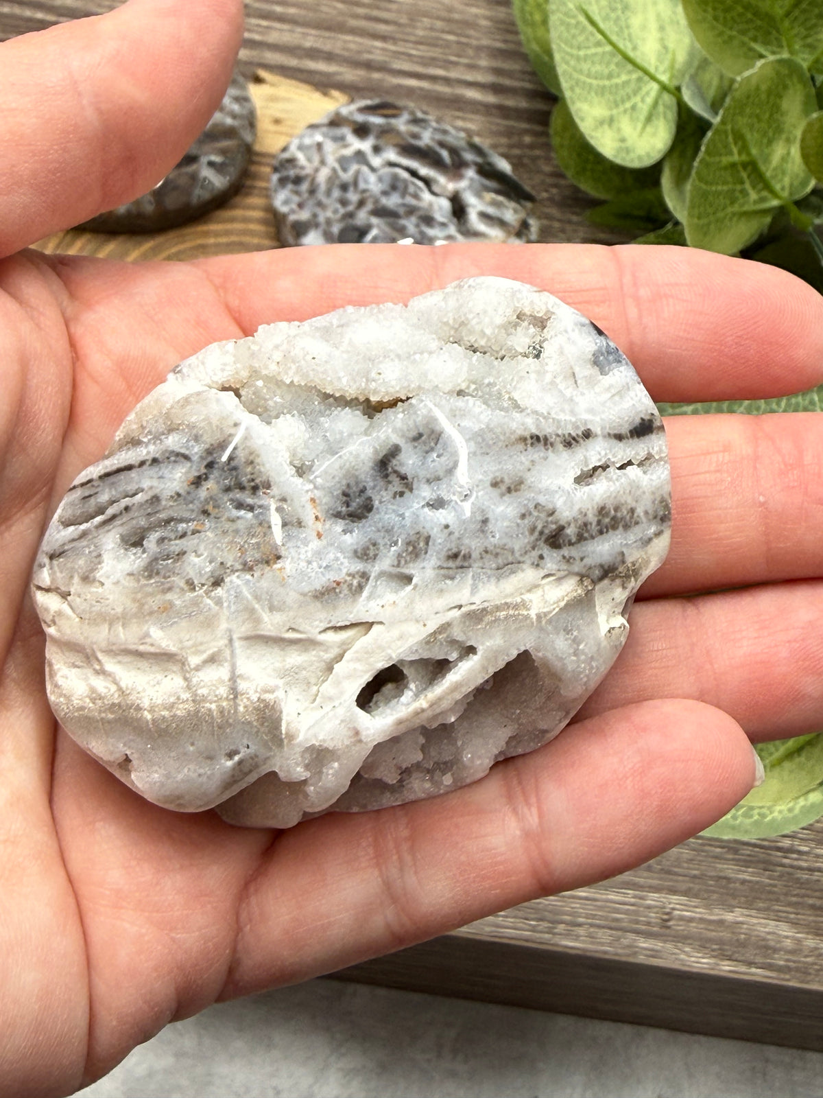 Sphalerite Palm Stones