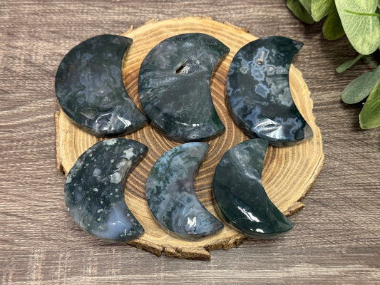 Moss Agate Moon