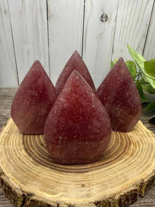 Strawberry Quartz Freeforms