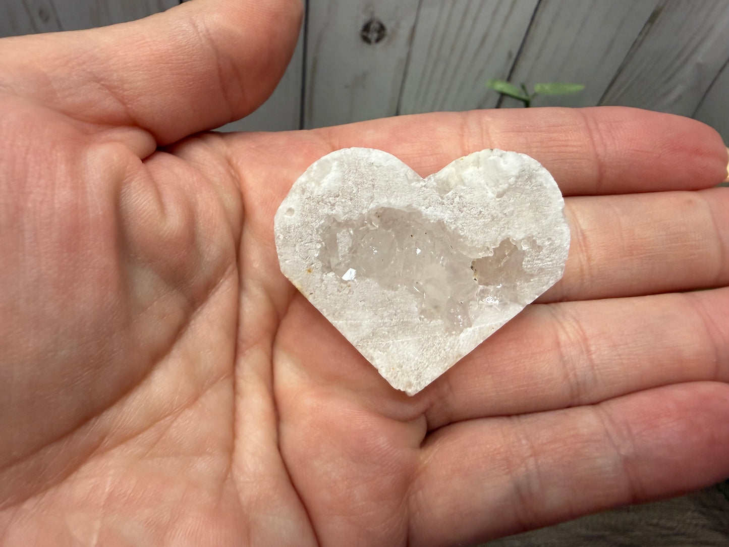 Druzy Geode Agate Hearts