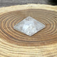 Clear Quartz Pyramid Carving