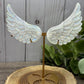 Small Selenite Wings with Stand