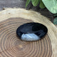Black Agate Palm Stones