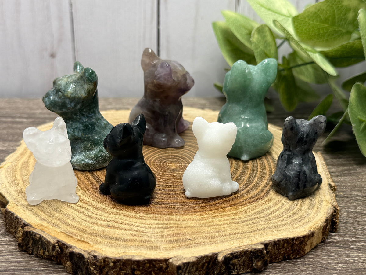 Frenchie Dog Carvings