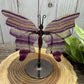 Butterfly Wings on Stand - Fluorite