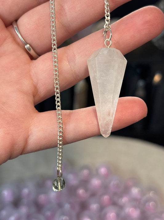 Pendulum Pointed - Clear Quartz