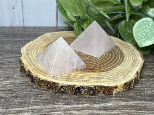 Rose Quartz Pyramid