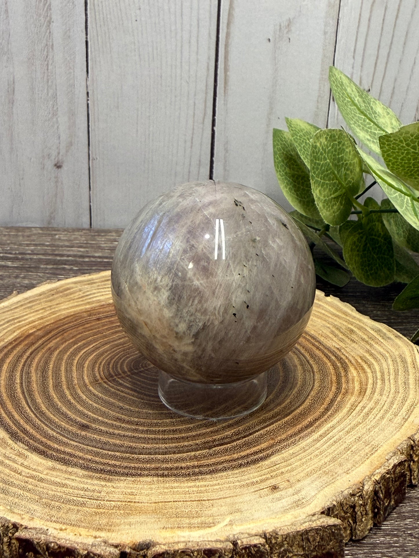 Grey Moonstone Sphere