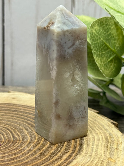 Flower Agate & Presulite Towers