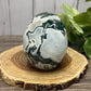Large Moss Agate Skull