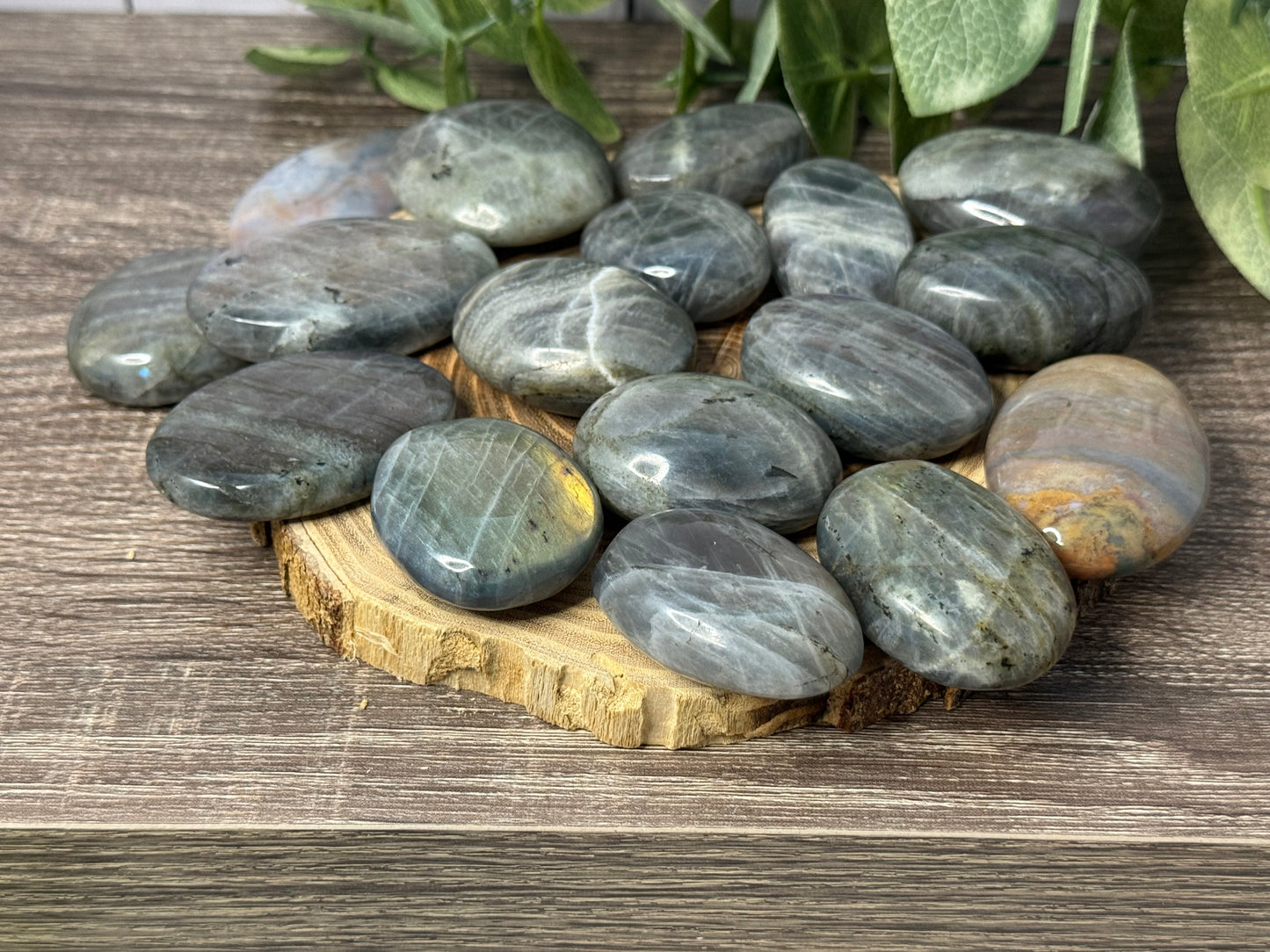 Labradorite Palm Stones