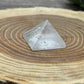 Clear Quartz Pyramid Carving