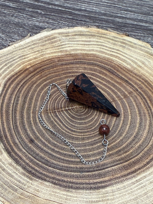 Pendulum Tapered Style - Mahogany Obsidian