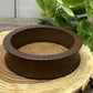 Wide Wooden Circular Sphere Stands - Small Medium Large