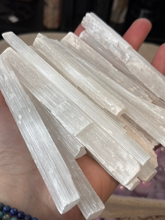 Selenite Wand - small and skinny