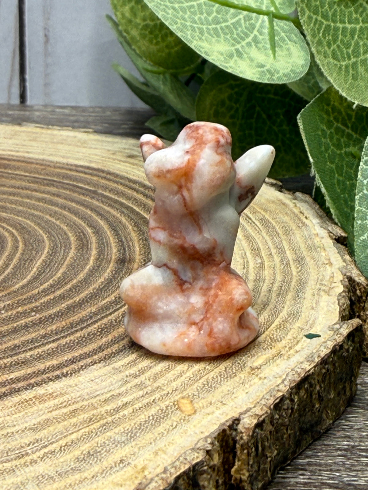 Fluorite Fairy Tinkerbell Carving