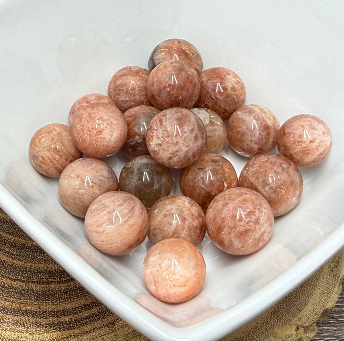 Peach Moonstone Mini Sphere