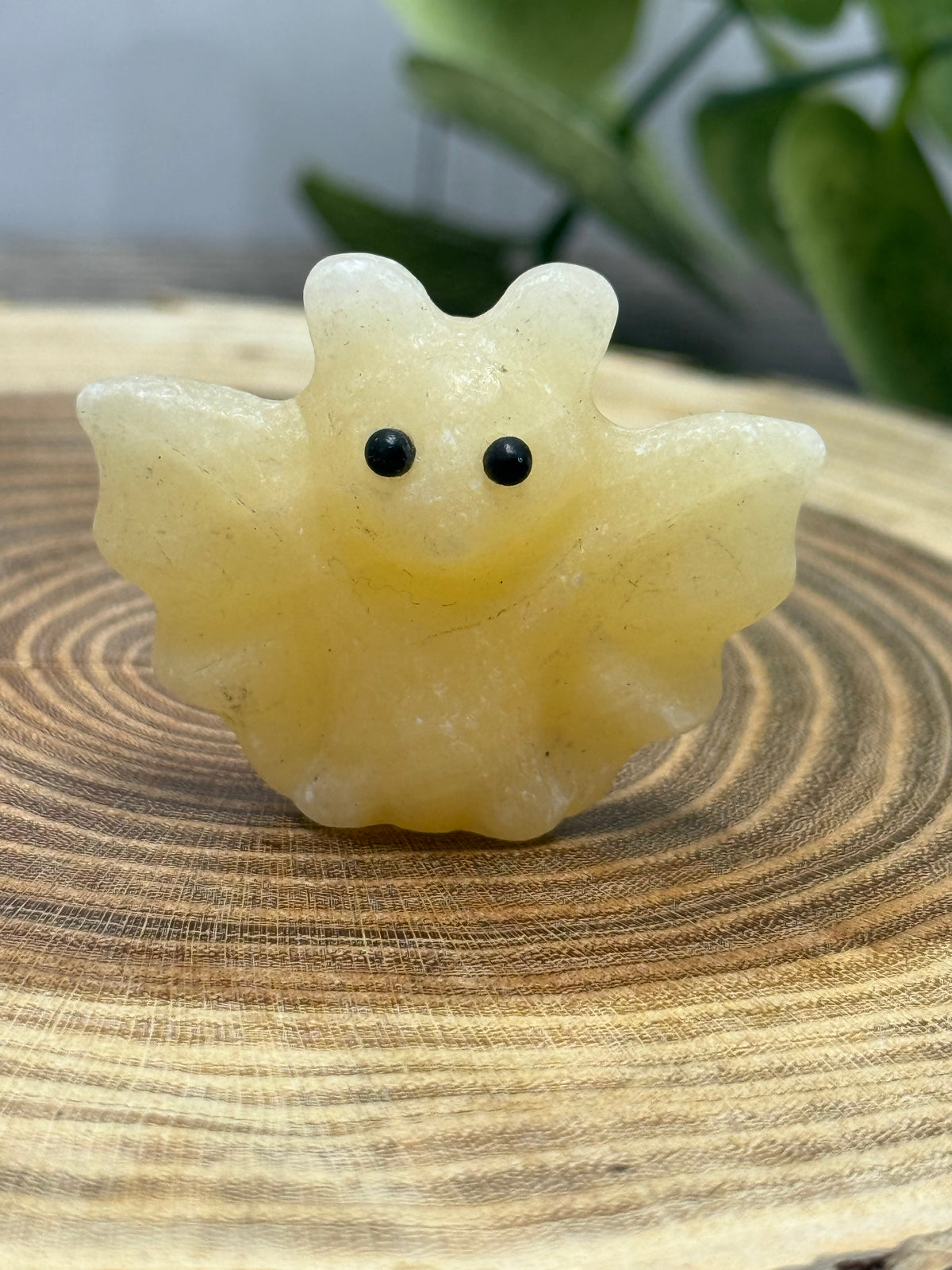 Crystal Bat Carving