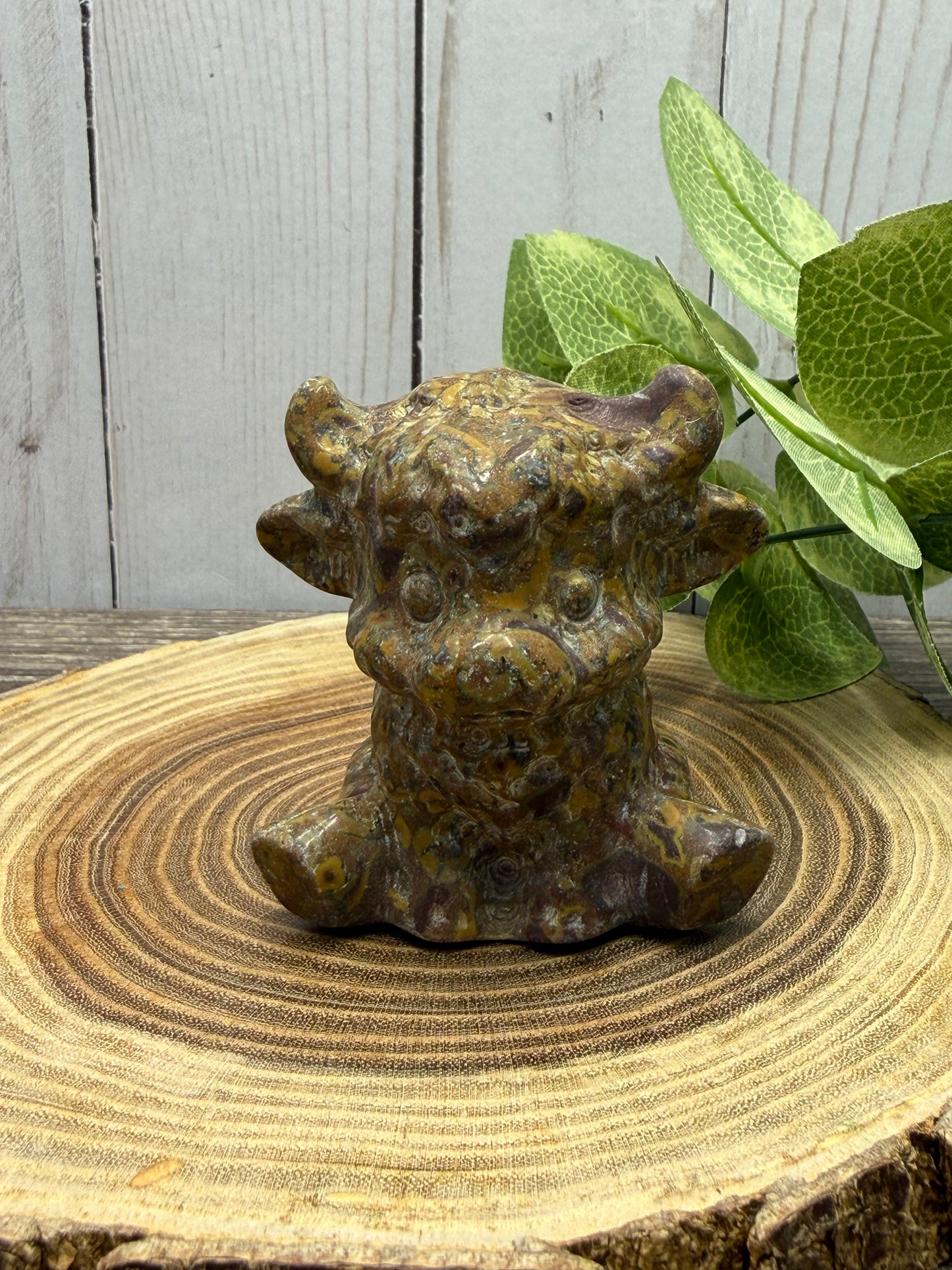 Hyland Cow Carvings - Sitting