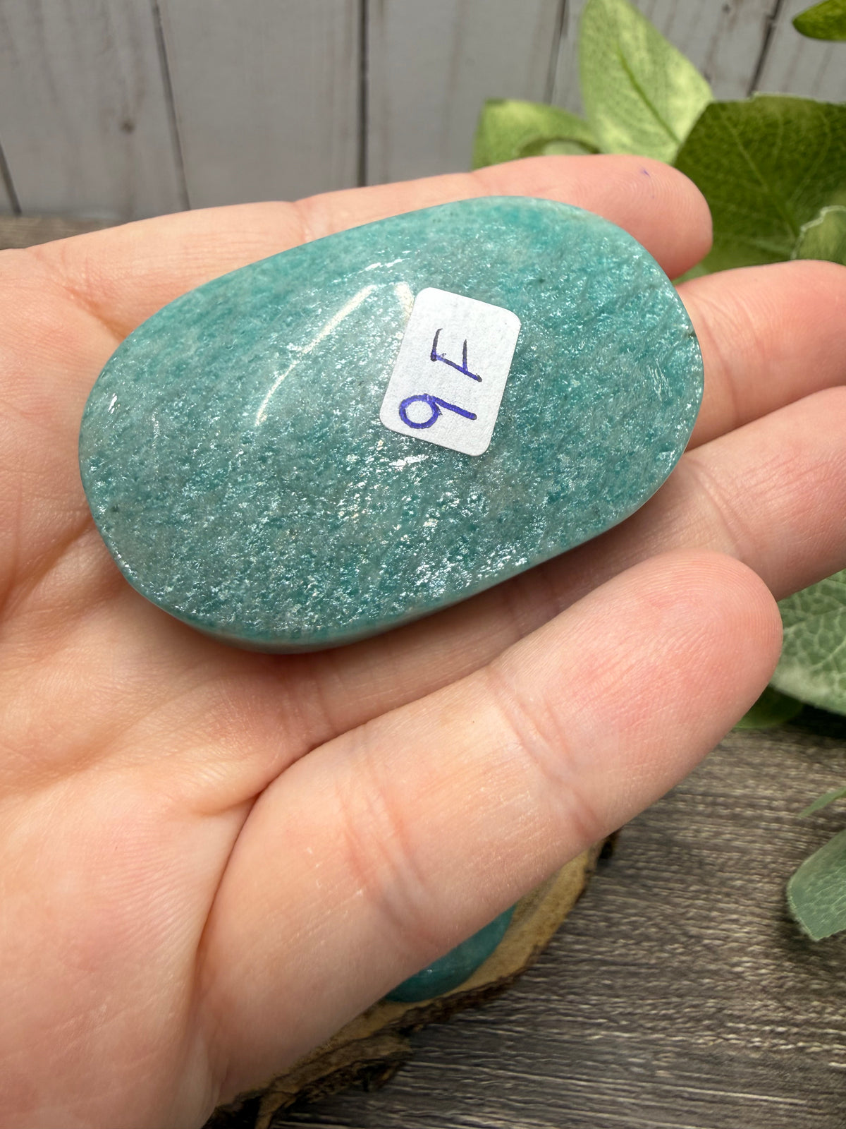 Amazonite Palm Stones