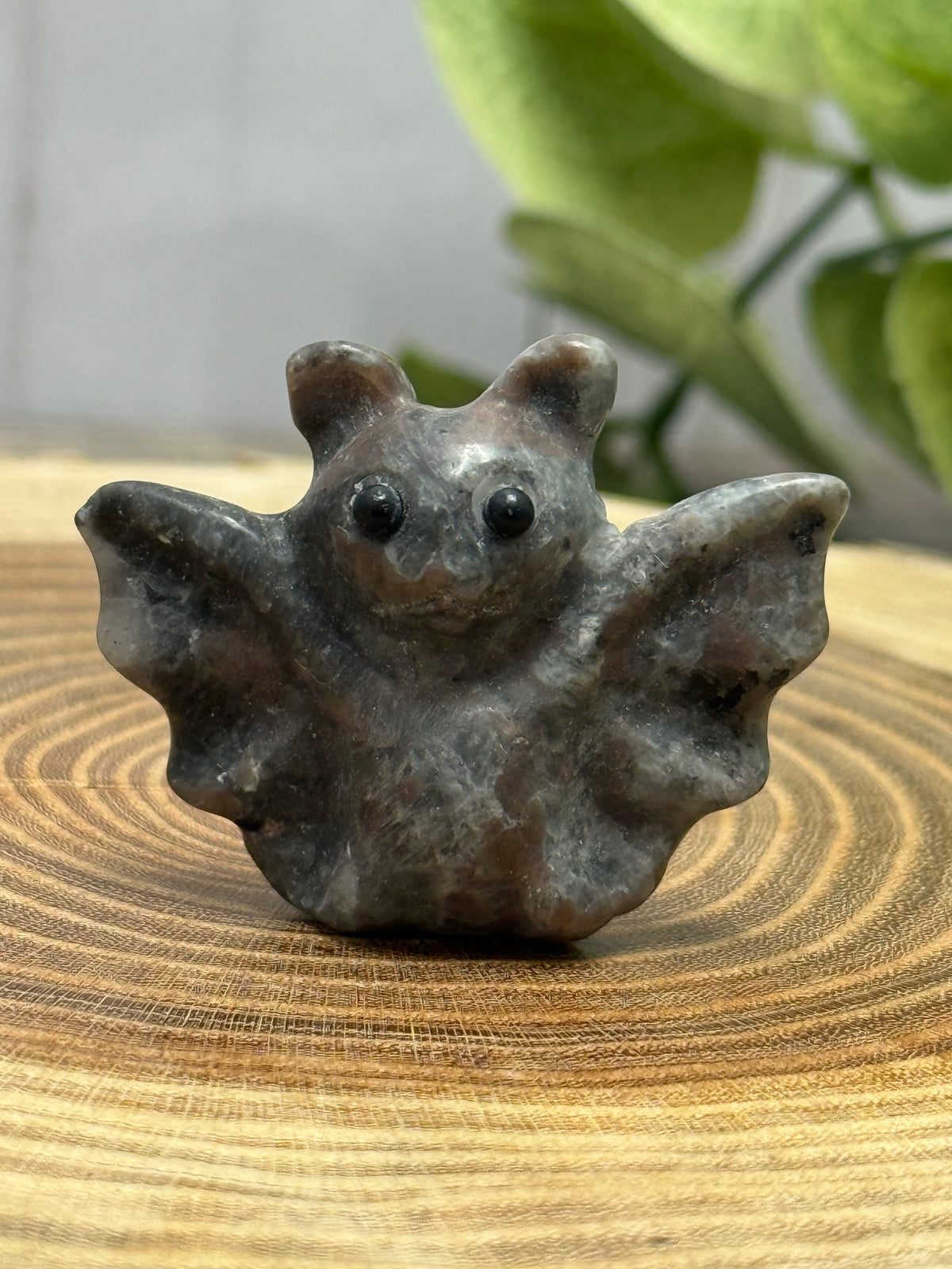 Crystal Bat Carving