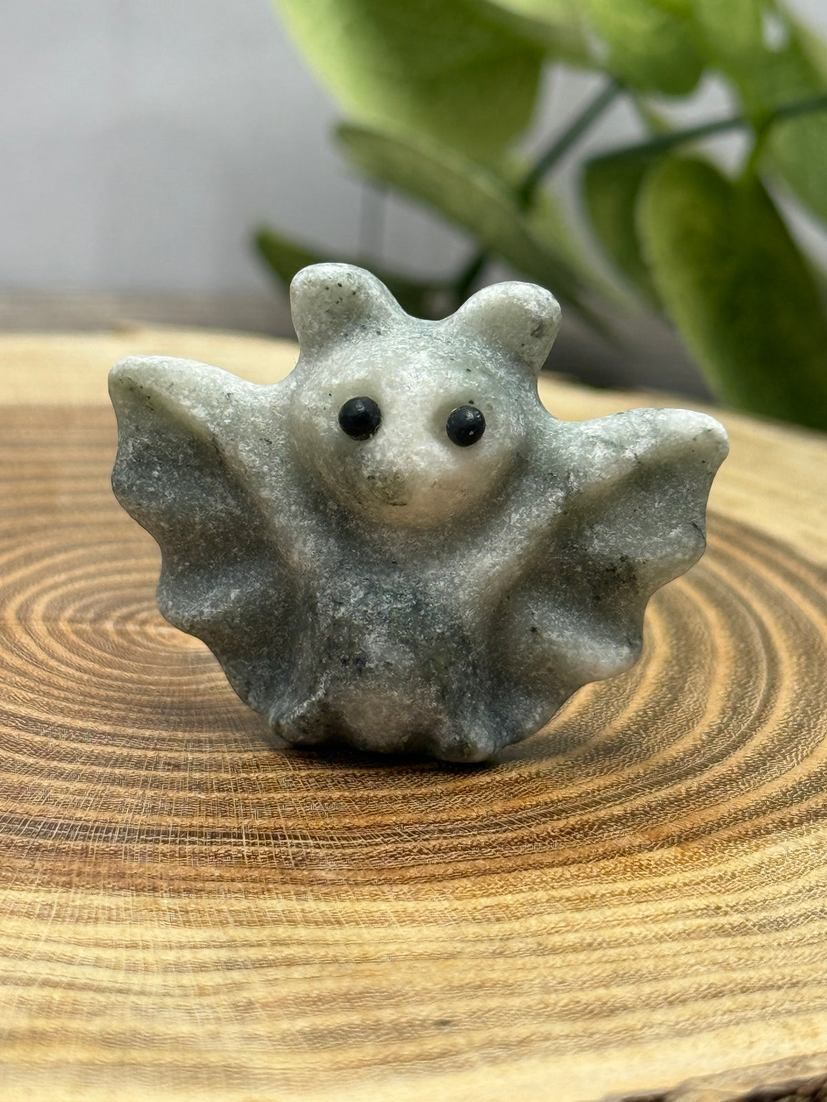 Crystal Bat Carving