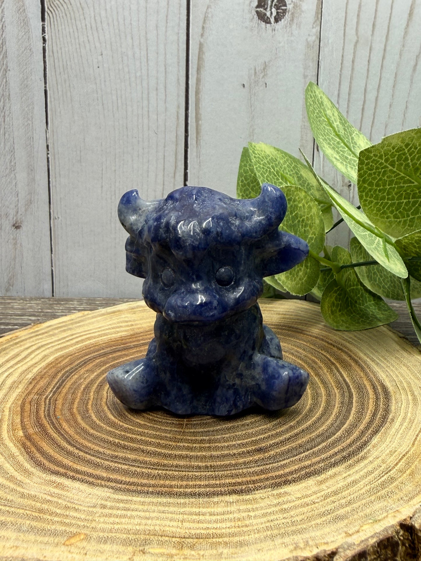 Hyland Cow Carvings - Sitting