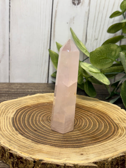 Aura Rose Quartz Towers