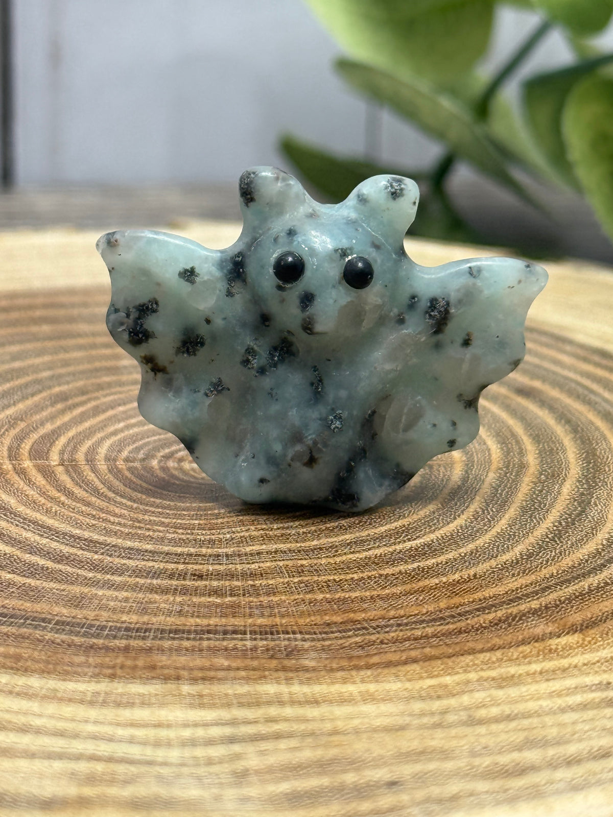 Crystal Bat Carving