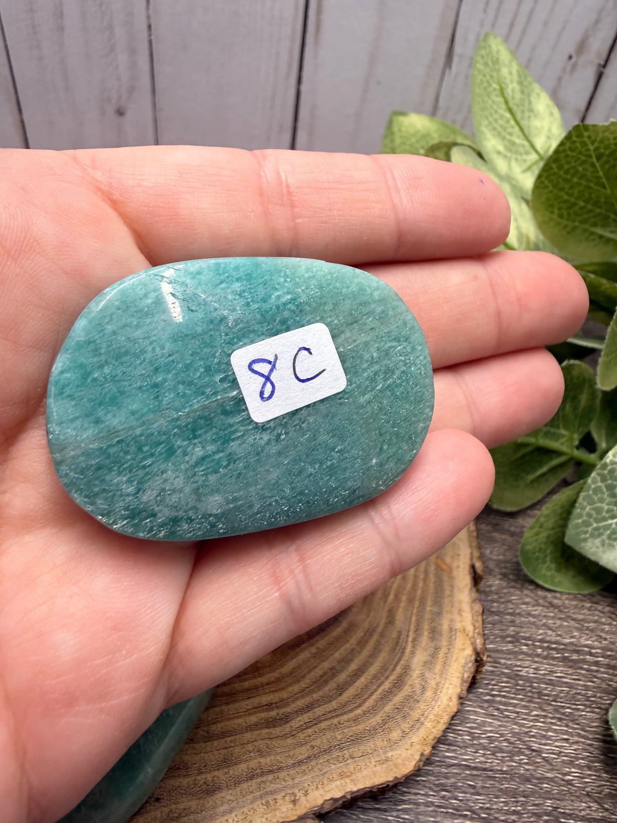 Amazonite Palm Stones
