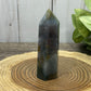 Moss Agate and Carnelian Mixed Tower