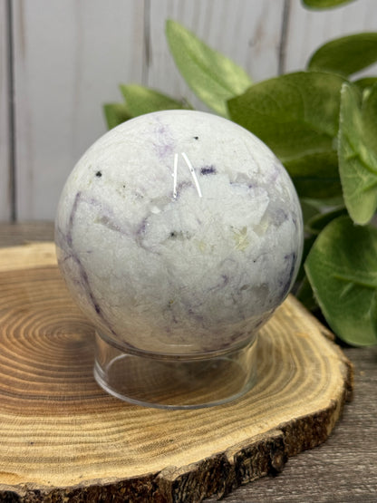 Opal and Fluorite Spheres