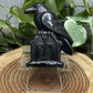 Bird on Toombstone - Sheen Obsidian
