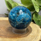 Blue Apatite Spheres
