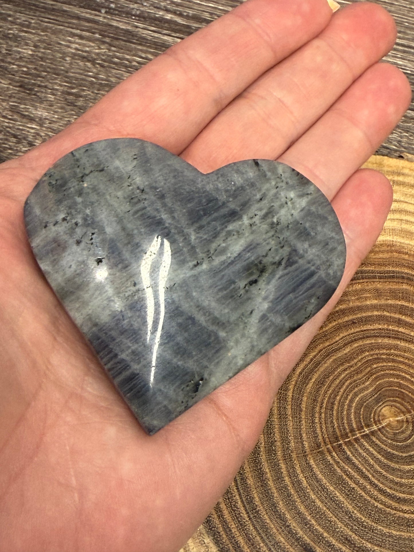 Labradorite Hearts