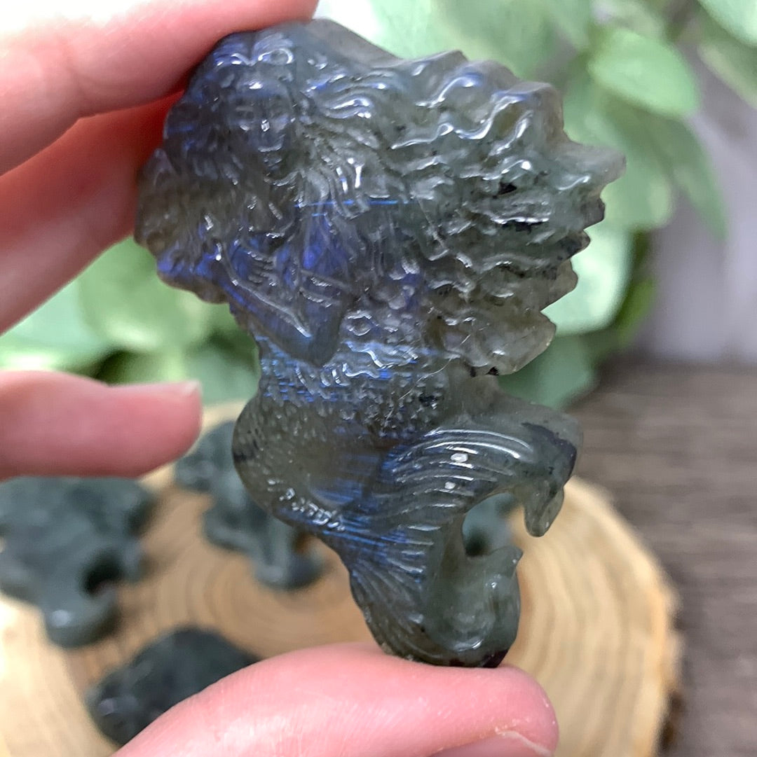 Labradorite Carved Mermaids