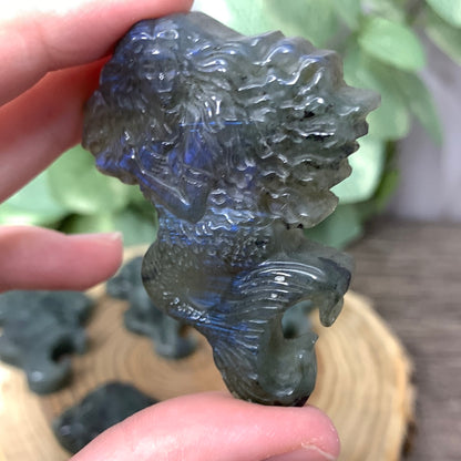 Labradorite Carved Mermaids