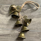 Witch Bells for Home Protection, Hanging Style with charms and key