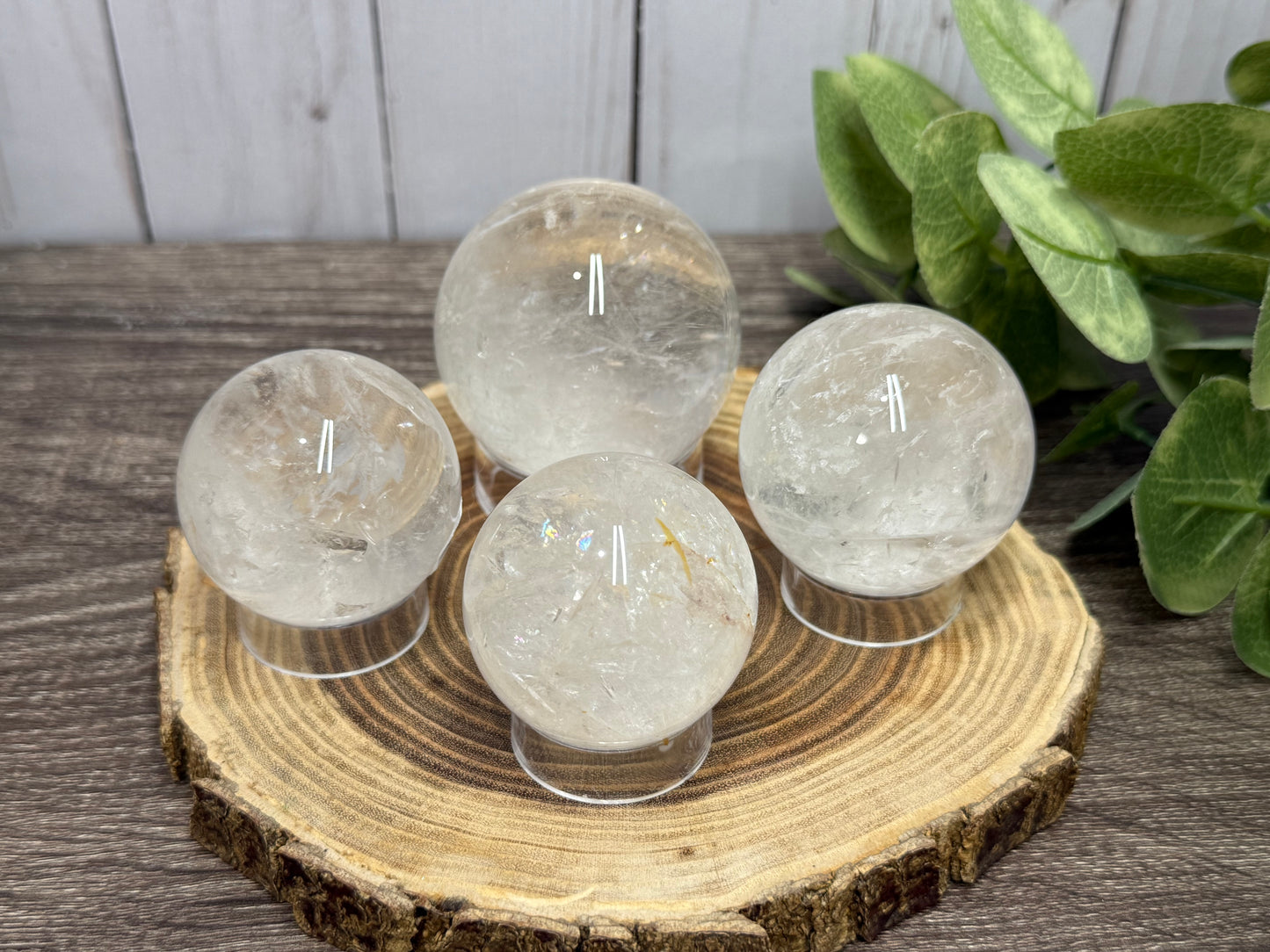 Clear Quartz Spheres