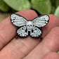 Butterfly Moth Skull Pin
