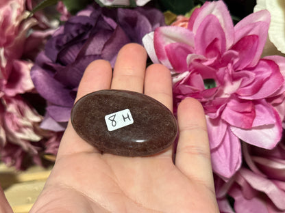 Strawberry Quartz Palm Stone