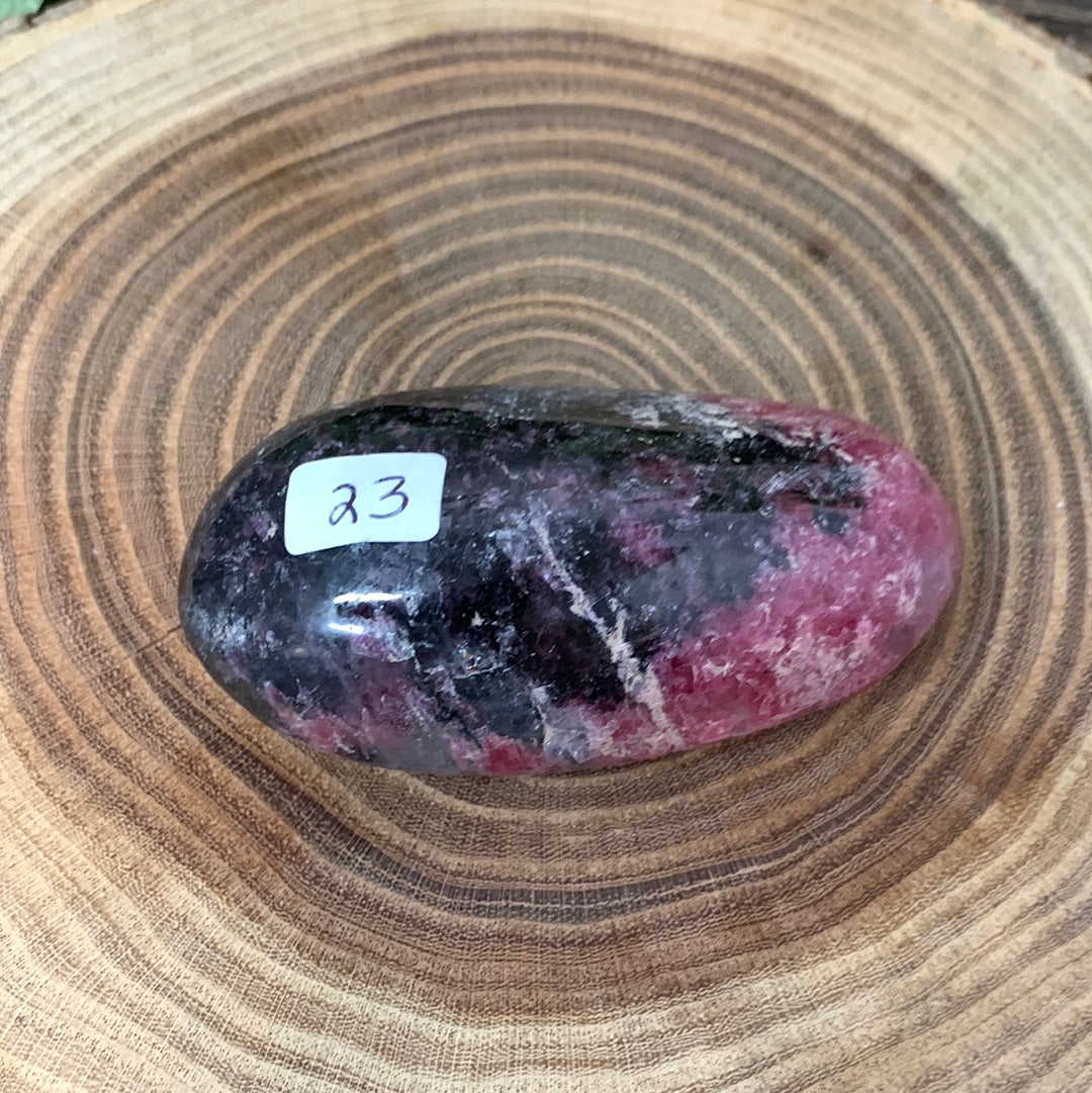 Rhodonite Palm Stone